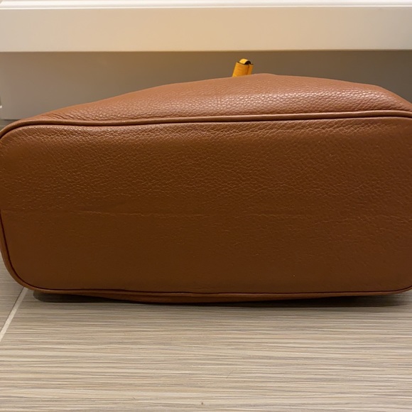 Michael Kors bucket bag , tan and mustard color. - Picture 10 of 10